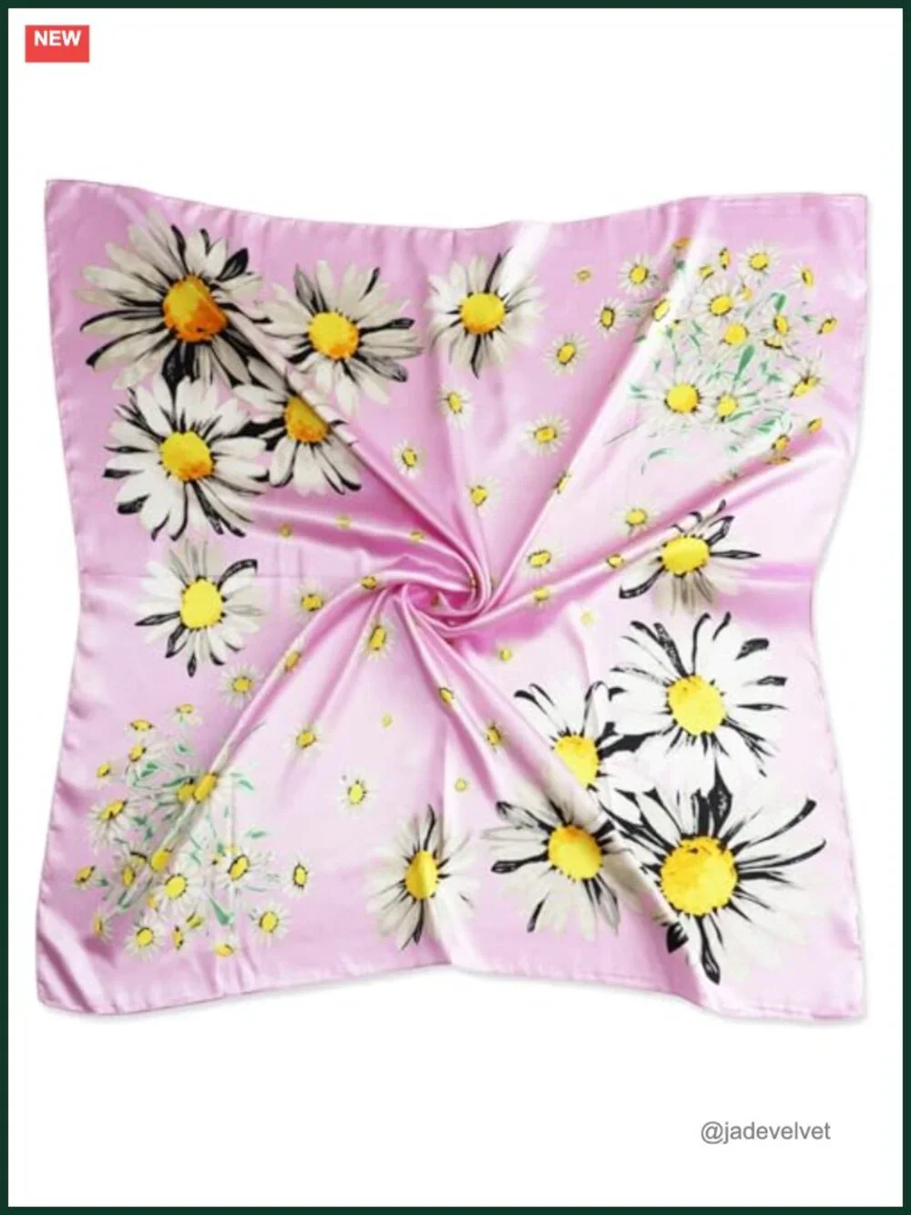 Satin Scarf 35x35 Silk Like Hair Wrap Square Bandana Headscarf for Women Sleep